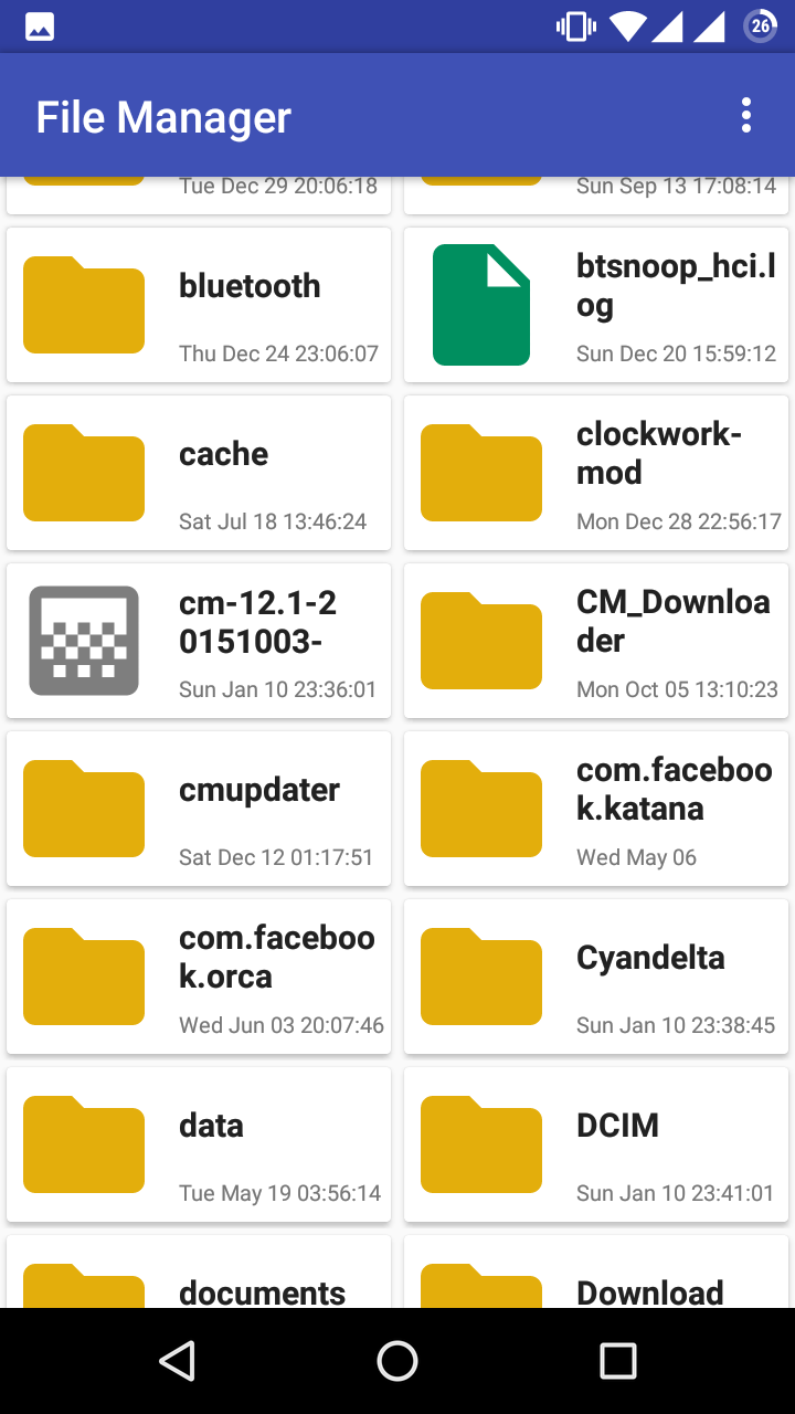 Android File Manage Source Code